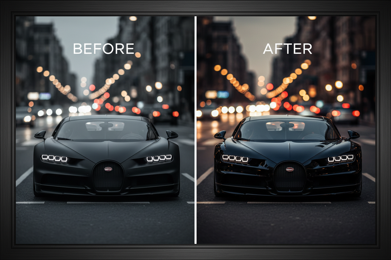 Bugatti Before After