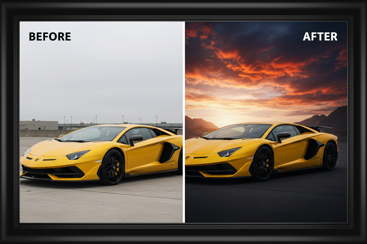 Lamborghini Before After
